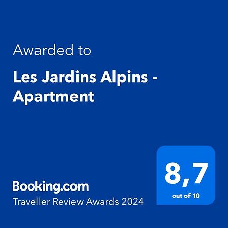 Les Jardins Alpins - Apartment Saint-Gervais-les-Bains Exteriör bild