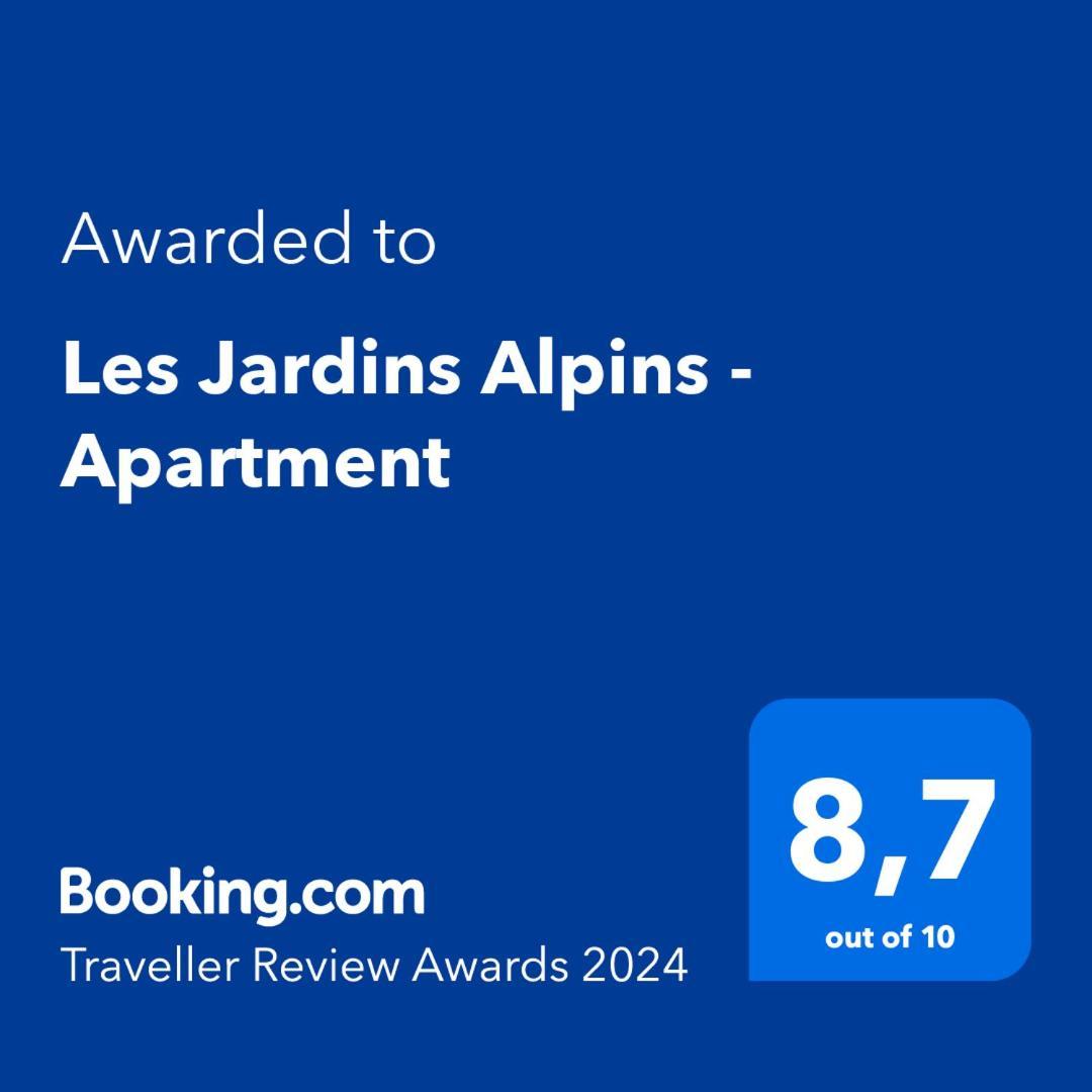 Les Jardins Alpins - Apartment Saint-Gervais-les-Bains Exteriör bild